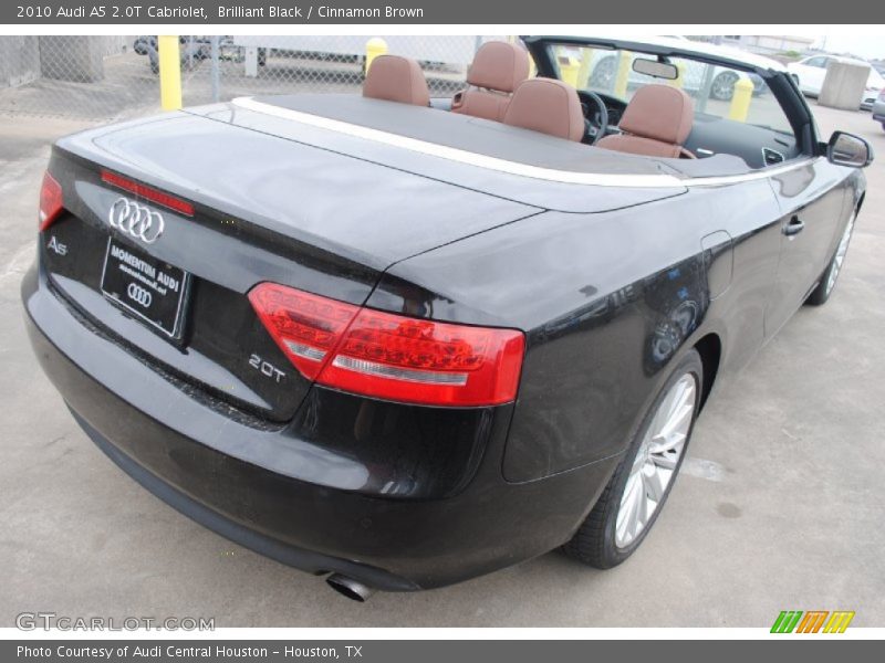 Brilliant Black / Cinnamon Brown 2010 Audi A5 2.0T Cabriolet