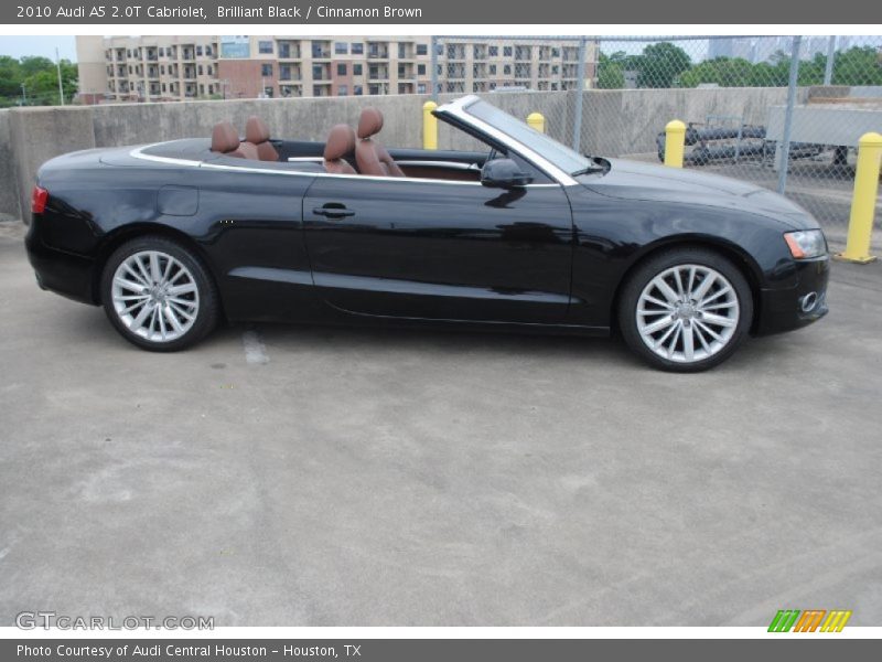 Brilliant Black / Cinnamon Brown 2010 Audi A5 2.0T Cabriolet