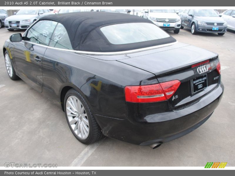 Brilliant Black / Cinnamon Brown 2010 Audi A5 2.0T Cabriolet