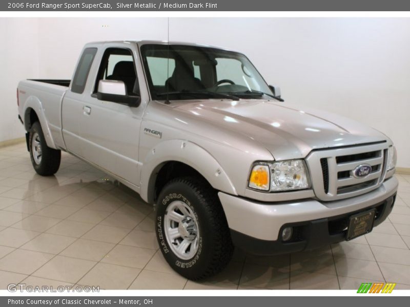 Silver Metallic / Medium Dark Flint 2006 Ford Ranger Sport SuperCab