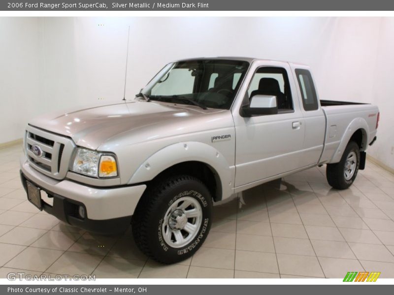 Silver Metallic / Medium Dark Flint 2006 Ford Ranger Sport SuperCab