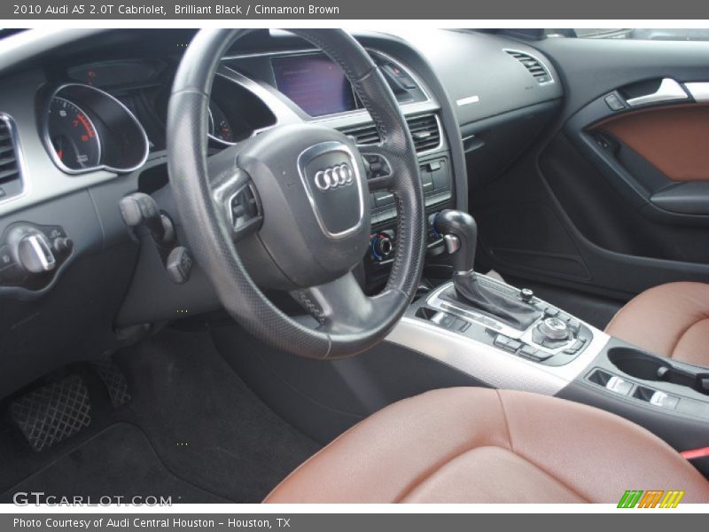 Brilliant Black / Cinnamon Brown 2010 Audi A5 2.0T Cabriolet