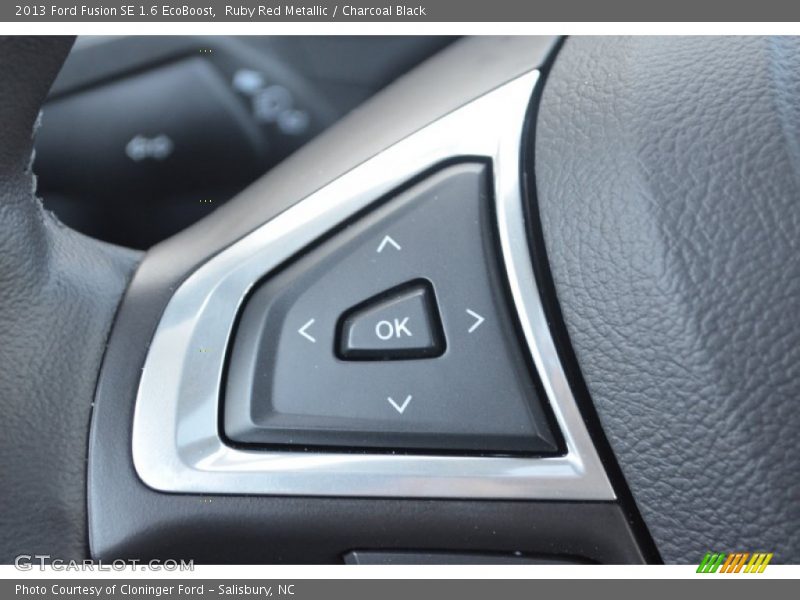 Ruby Red Metallic / Charcoal Black 2013 Ford Fusion SE 1.6 EcoBoost