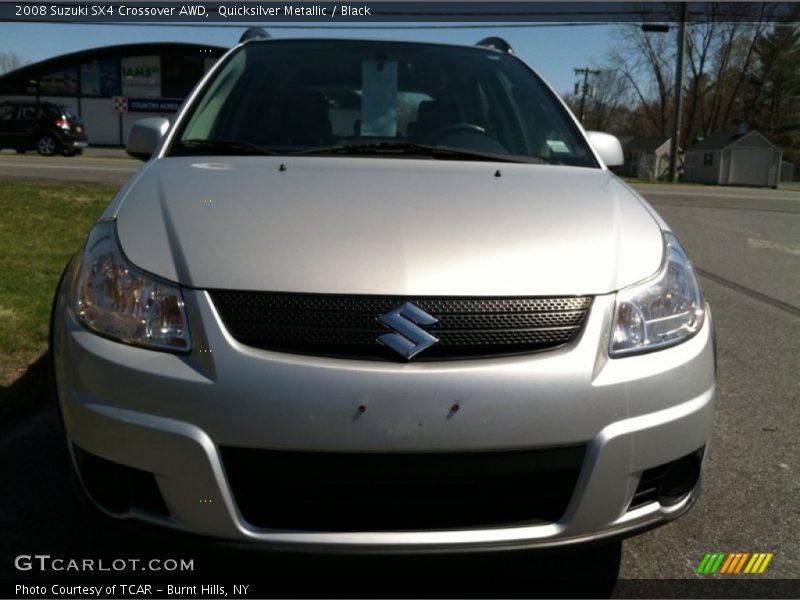 Quicksilver Metallic / Black 2008 Suzuki SX4 Crossover AWD