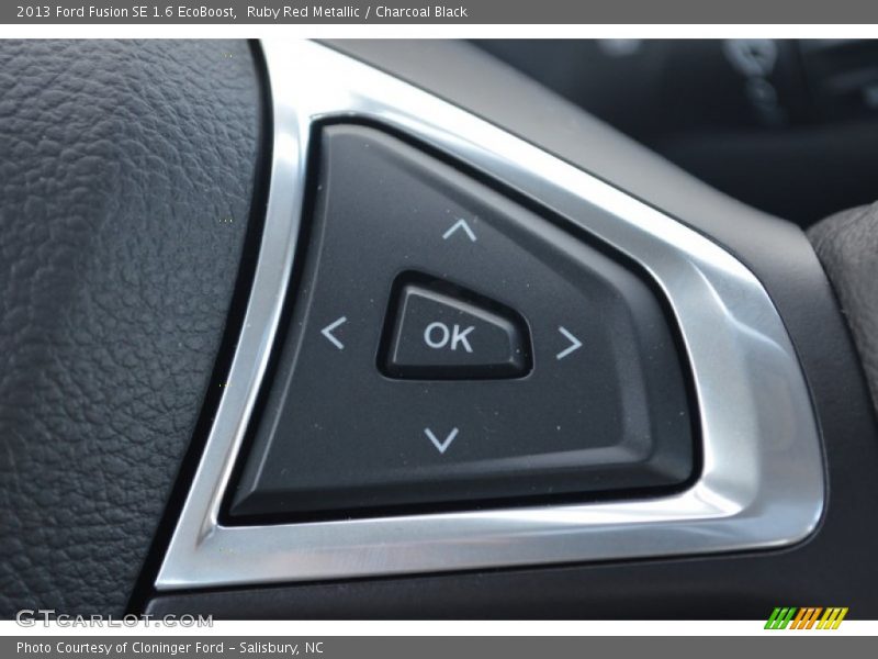 Ruby Red Metallic / Charcoal Black 2013 Ford Fusion SE 1.6 EcoBoost