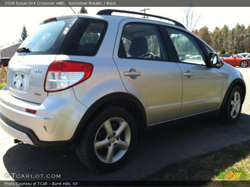 Quicksilver Metallic / Black 2008 Suzuki SX4 Crossover AWD