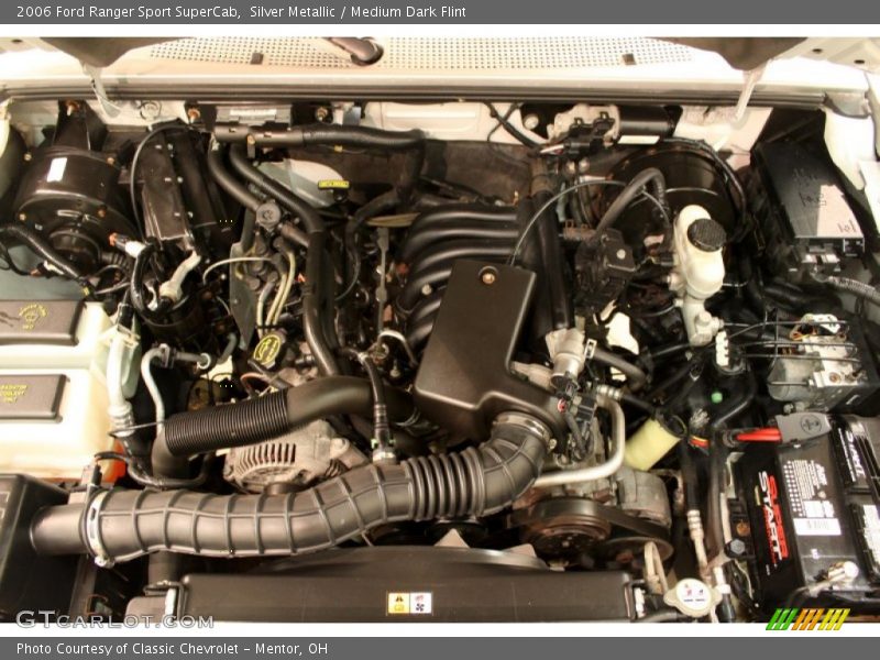 Silver Metallic / Medium Dark Flint 2006 Ford Ranger Sport SuperCab