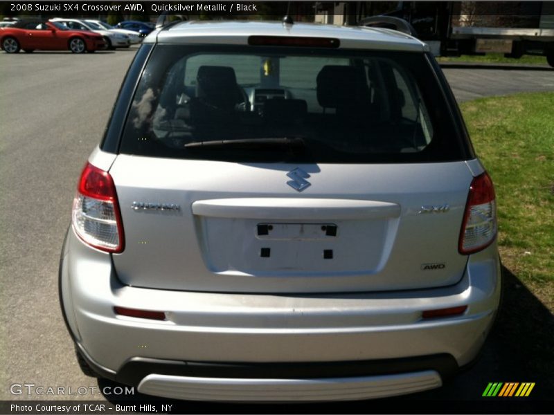 Quicksilver Metallic / Black 2008 Suzuki SX4 Crossover AWD
