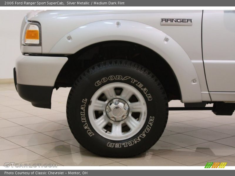 Silver Metallic / Medium Dark Flint 2006 Ford Ranger Sport SuperCab