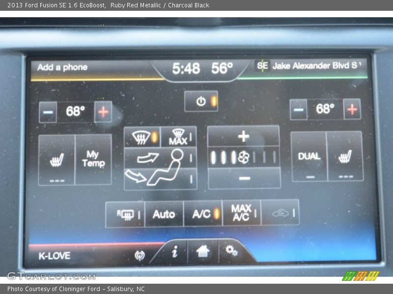 Ruby Red Metallic / Charcoal Black 2013 Ford Fusion SE 1.6 EcoBoost