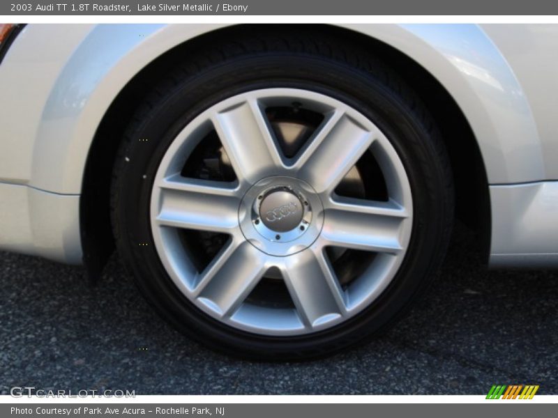 Lake Silver Metallic / Ebony 2003 Audi TT 1.8T Roadster