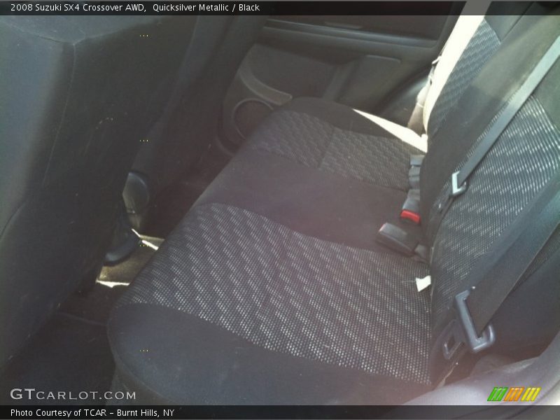 Quicksilver Metallic / Black 2008 Suzuki SX4 Crossover AWD
