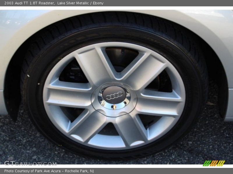 Lake Silver Metallic / Ebony 2003 Audi TT 1.8T Roadster