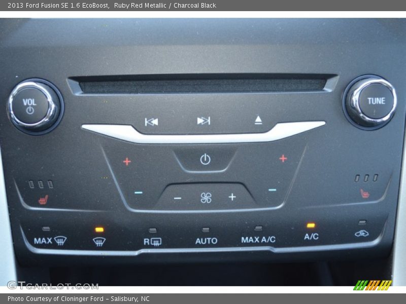 Ruby Red Metallic / Charcoal Black 2013 Ford Fusion SE 1.6 EcoBoost