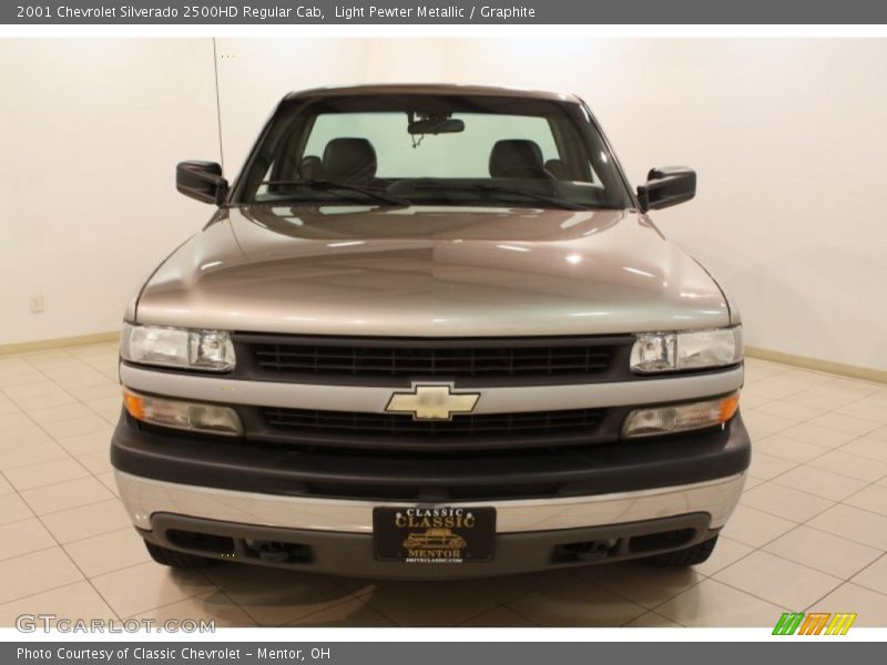 Light Pewter Metallic / Graphite 2001 Chevrolet Silverado 2500HD Regular Cab