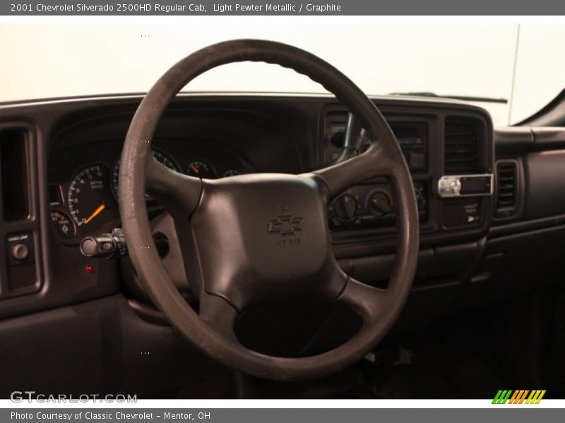 Light Pewter Metallic / Graphite 2001 Chevrolet Silverado 2500HD Regular Cab