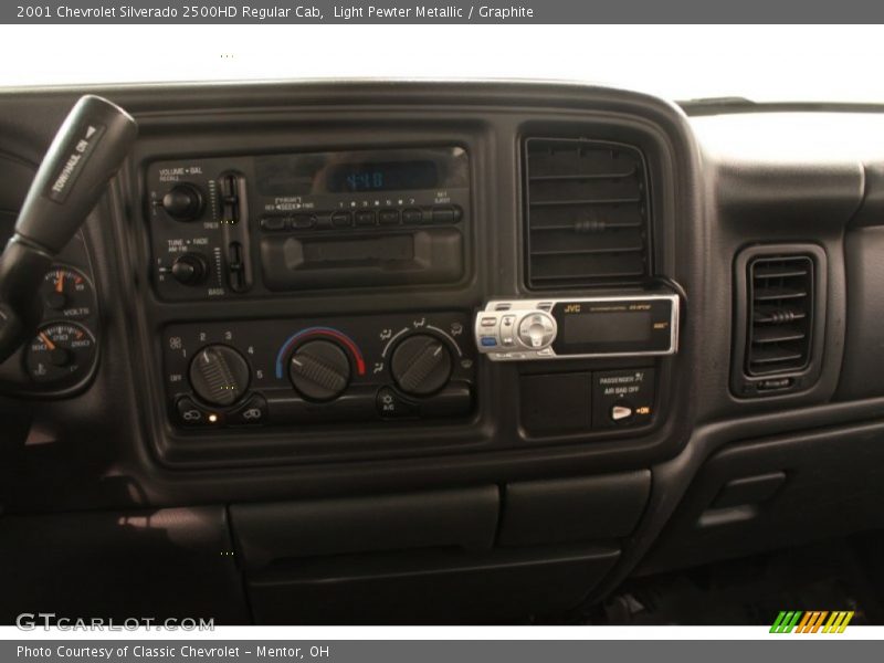 Light Pewter Metallic / Graphite 2001 Chevrolet Silverado 2500HD Regular Cab