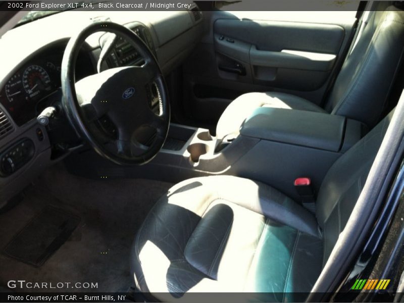 Black Clearcoat / Midnight Grey 2002 Ford Explorer XLT 4x4