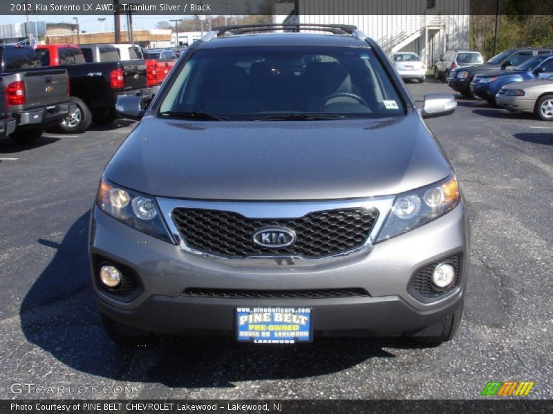Titanium Silver / Black 2012 Kia Sorento LX AWD