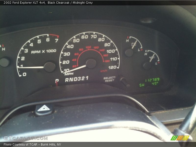 Black Clearcoat / Midnight Grey 2002 Ford Explorer XLT 4x4