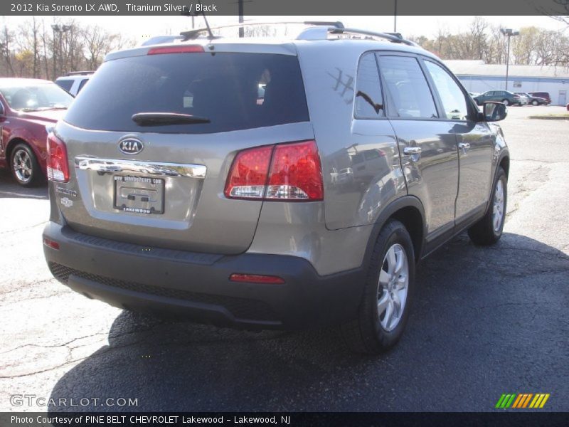Titanium Silver / Black 2012 Kia Sorento LX AWD