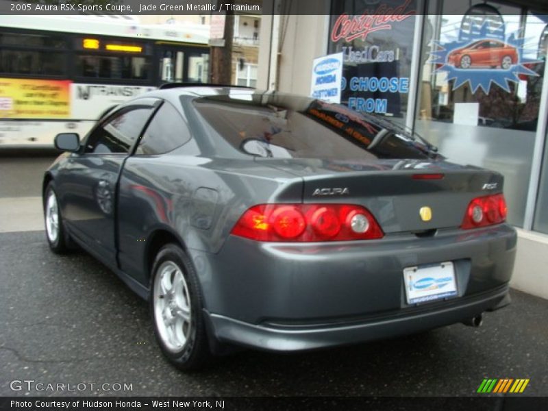 Jade Green Metallic / Titanium 2005 Acura RSX Sports Coupe