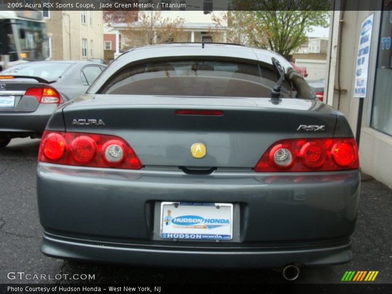 Jade Green Metallic / Titanium 2005 Acura RSX Sports Coupe