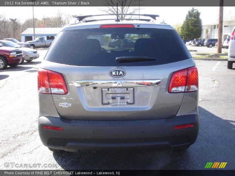 Titanium Silver / Black 2012 Kia Sorento LX AWD