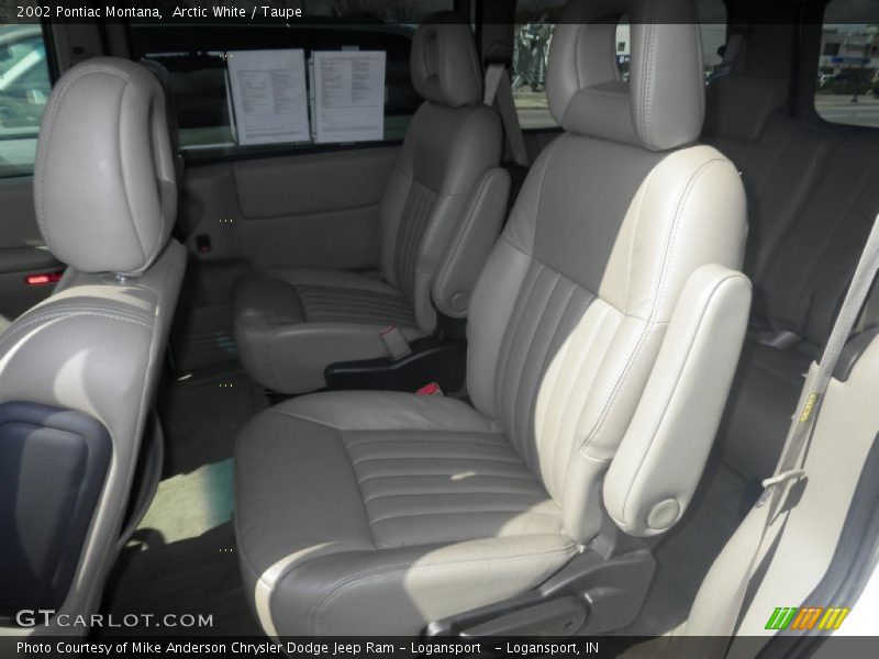 Arctic White / Taupe 2002 Pontiac Montana