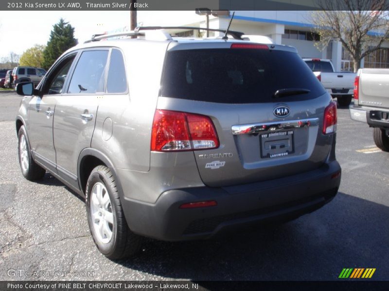 Titanium Silver / Black 2012 Kia Sorento LX AWD