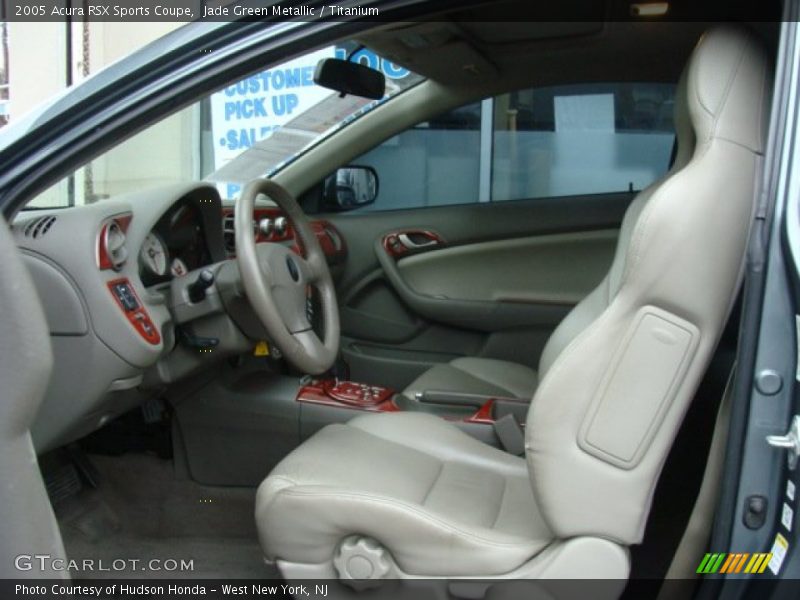 Jade Green Metallic / Titanium 2005 Acura RSX Sports Coupe