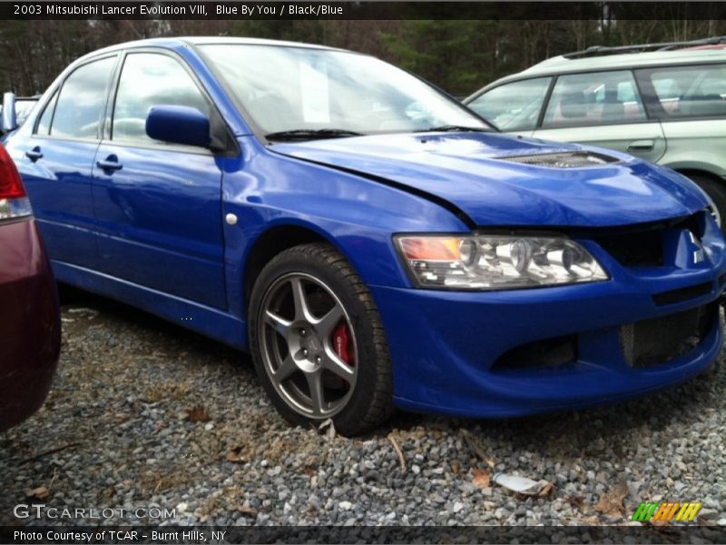 Blue By You / Black/Blue 2003 Mitsubishi Lancer Evolution VIII