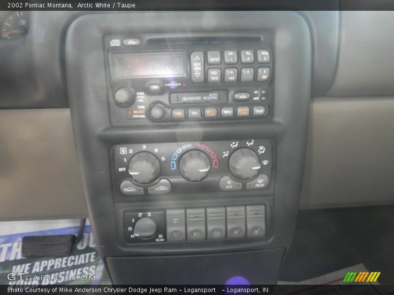 Arctic White / Taupe 2002 Pontiac Montana