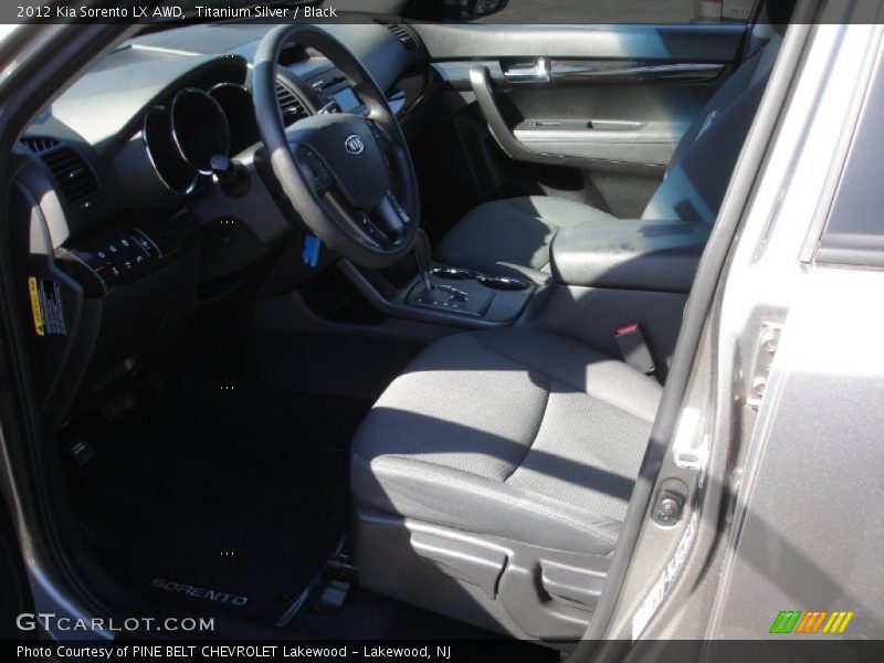 Titanium Silver / Black 2012 Kia Sorento LX AWD