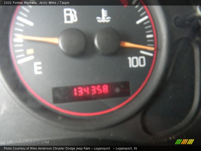Arctic White / Taupe 2002 Pontiac Montana