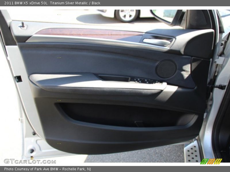 Titanium Silver Metallic / Black 2011 BMW X5 xDrive 50i