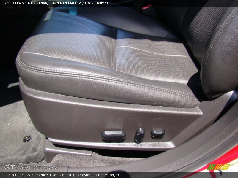 Vivid Red Metallic / Dark Charcoal 2008 Lincoln MKZ Sedan