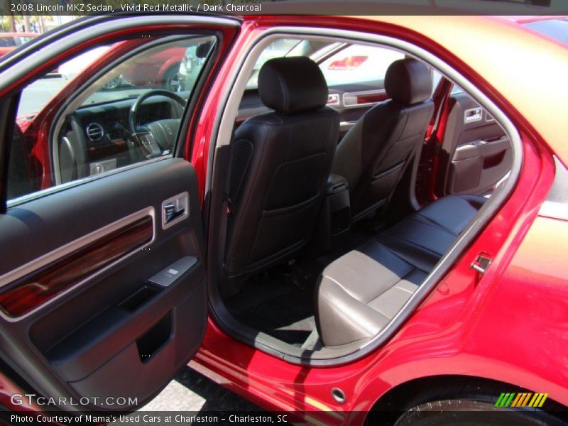Vivid Red Metallic / Dark Charcoal 2008 Lincoln MKZ Sedan