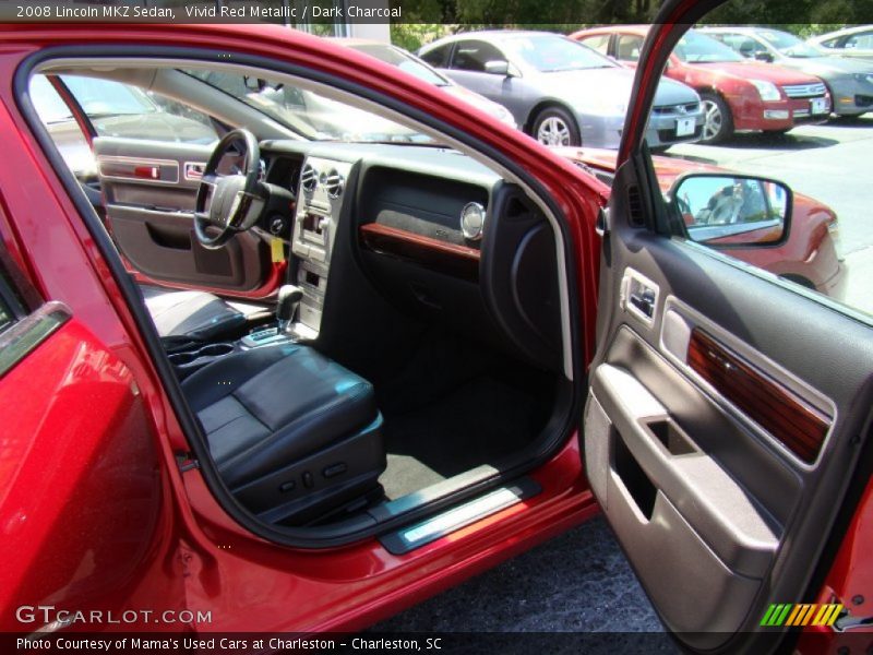 Vivid Red Metallic / Dark Charcoal 2008 Lincoln MKZ Sedan