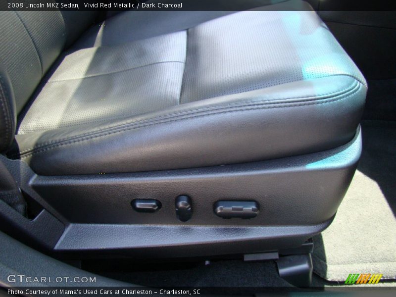 Vivid Red Metallic / Dark Charcoal 2008 Lincoln MKZ Sedan