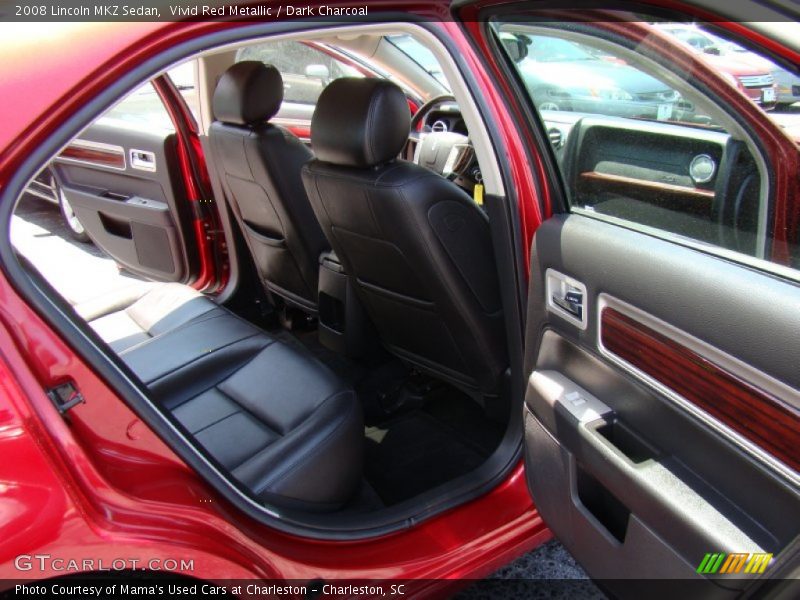 Vivid Red Metallic / Dark Charcoal 2008 Lincoln MKZ Sedan