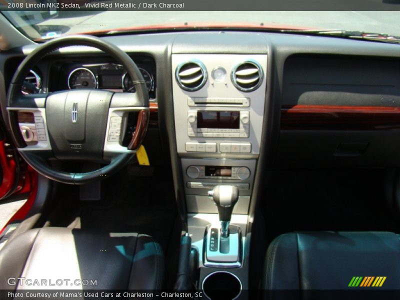 Vivid Red Metallic / Dark Charcoal 2008 Lincoln MKZ Sedan