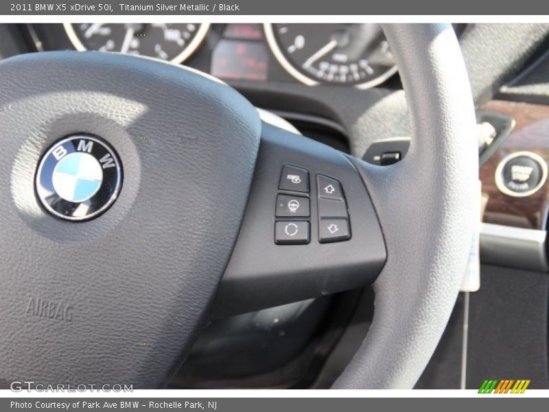 Titanium Silver Metallic / Black 2011 BMW X5 xDrive 50i