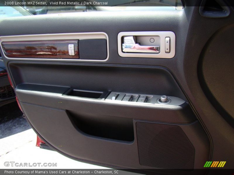 Vivid Red Metallic / Dark Charcoal 2008 Lincoln MKZ Sedan