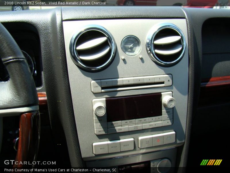 Vivid Red Metallic / Dark Charcoal 2008 Lincoln MKZ Sedan
