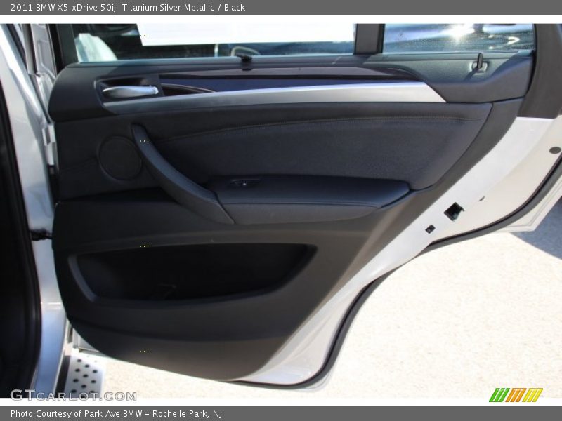 Titanium Silver Metallic / Black 2011 BMW X5 xDrive 50i