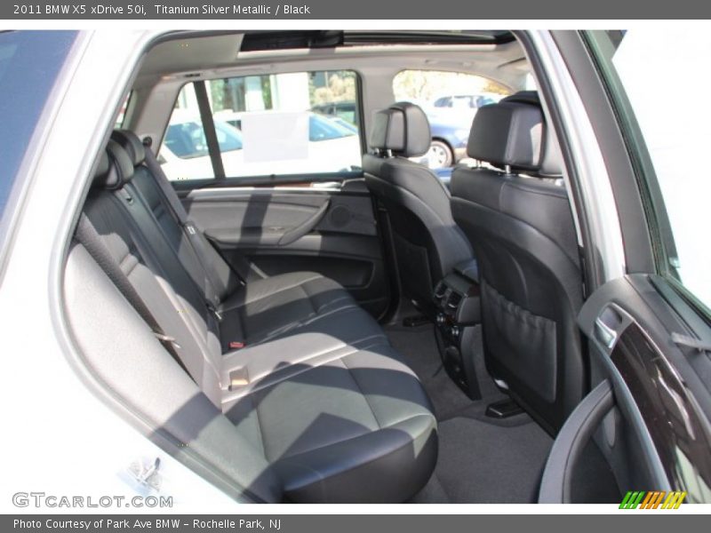 Titanium Silver Metallic / Black 2011 BMW X5 xDrive 50i