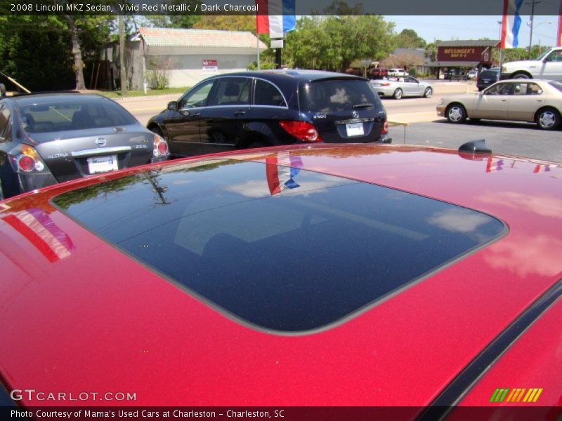 Vivid Red Metallic / Dark Charcoal 2008 Lincoln MKZ Sedan