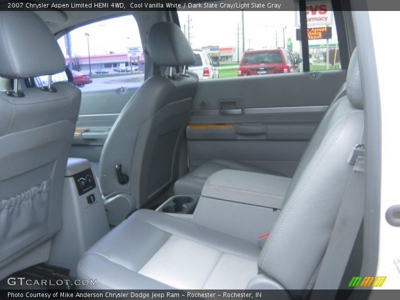 Cool Vanilla White / Dark Slate Gray/Light Slate Gray 2007 Chrysler Aspen Limited HEMI 4WD