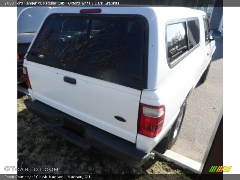 Oxford White / Dark Graphite 2003 Ford Ranger XL Regular Cab